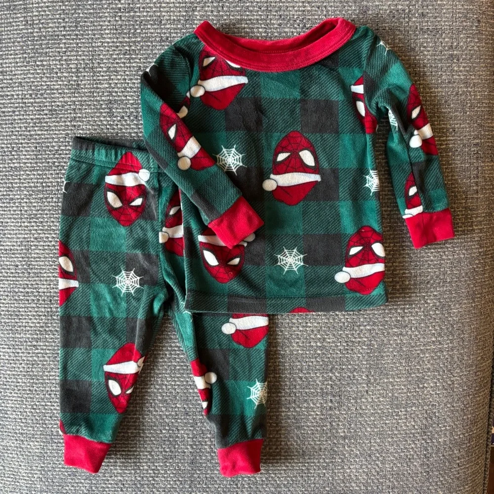 Baby Holiday Pajamas Set 18M Christmas PJs 3 Pack Festive Cozy Sleepwear
